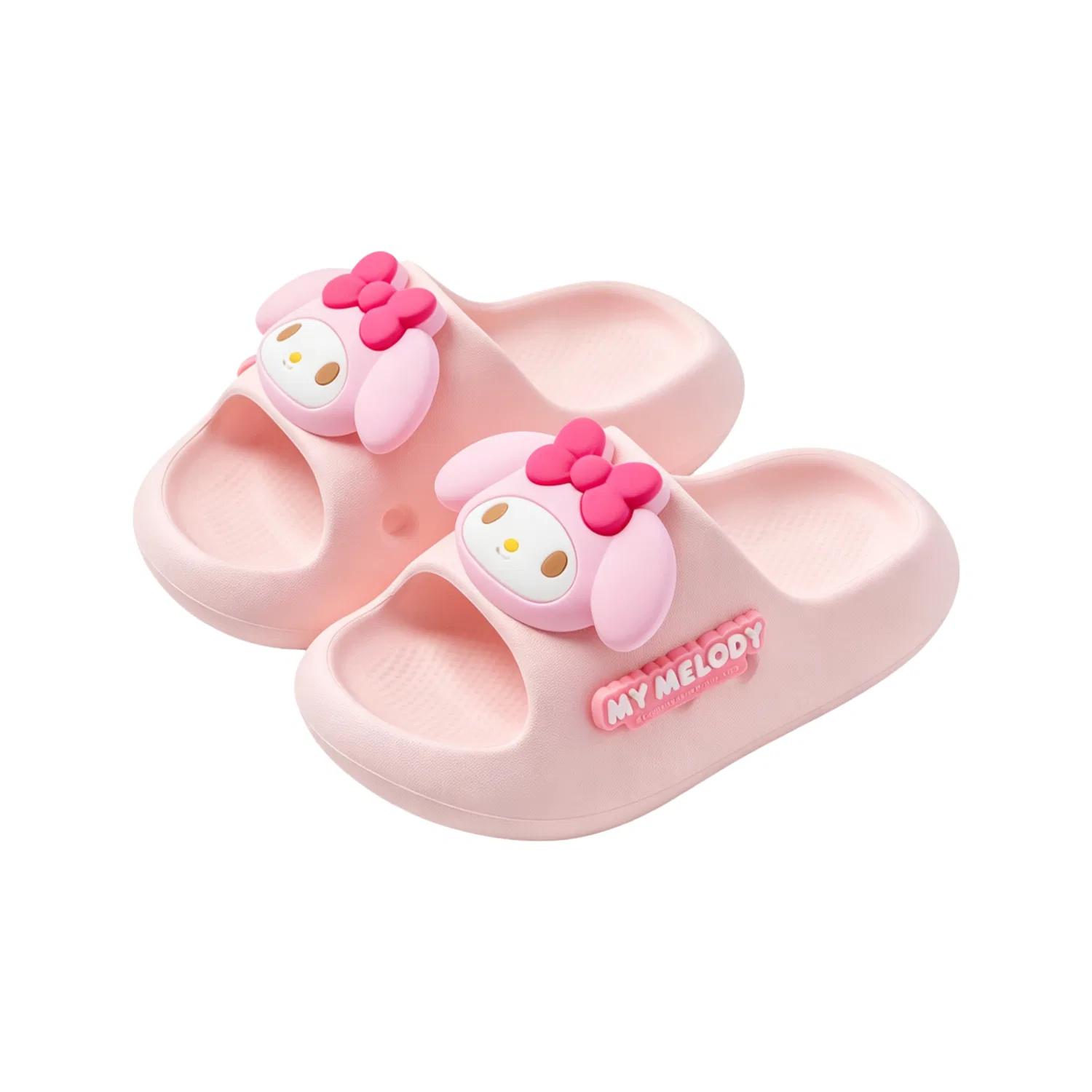 Домашние тапочки для детей Sanrio My Melody фиолетовые Hello Kitty — фото 4
