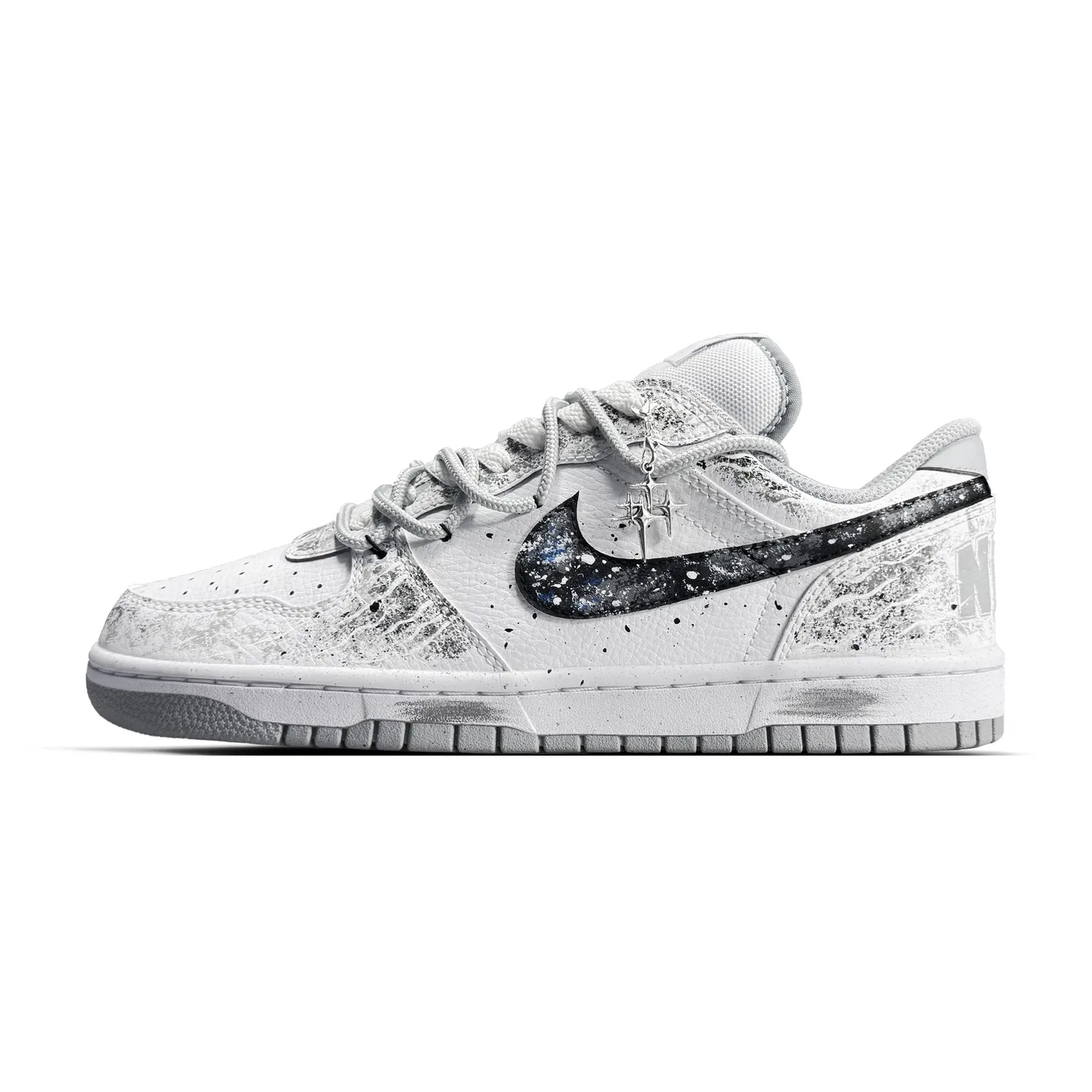 Кроссовки скейтбордические Nike Big Low Light Gray — фото 3