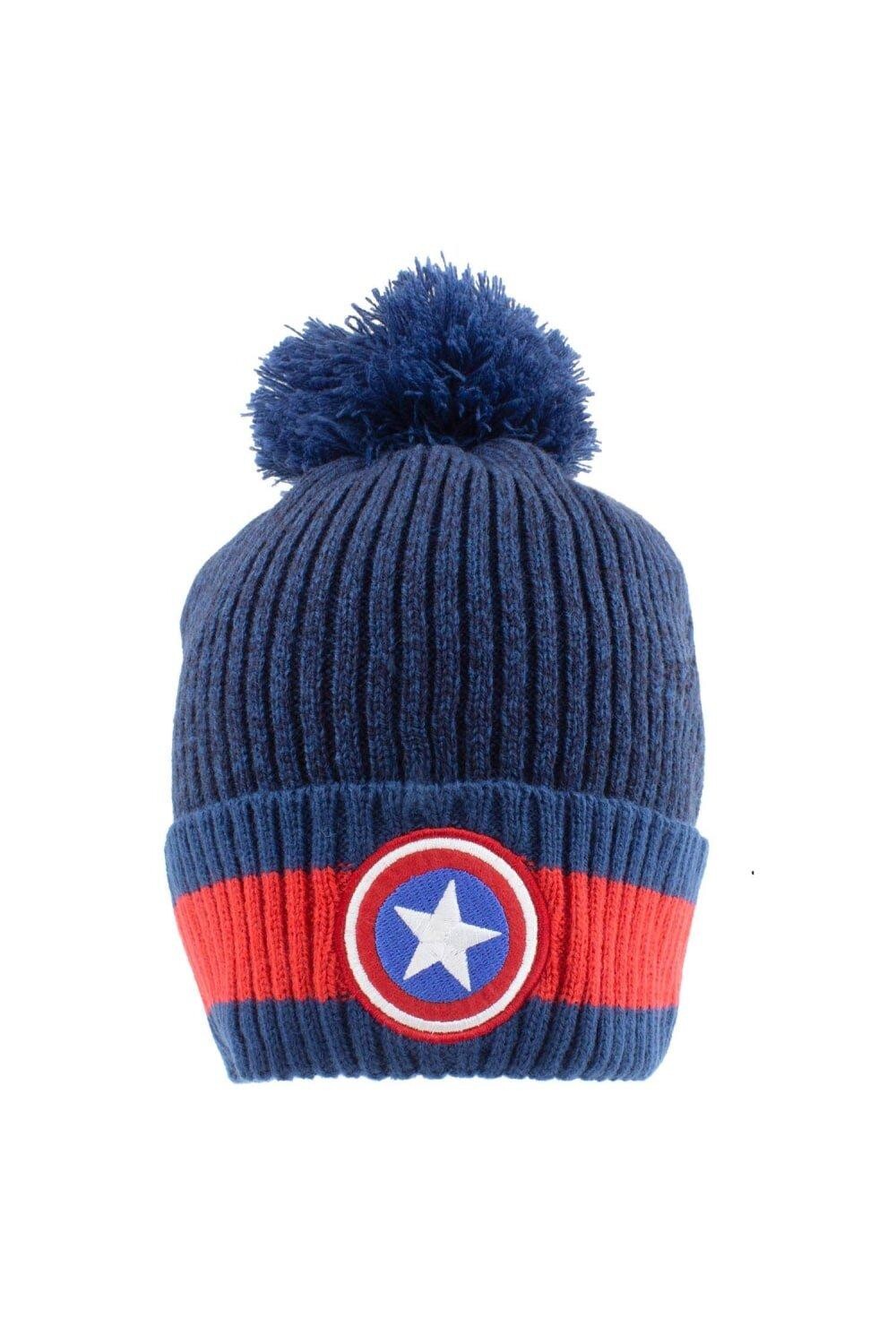 

Щитовая шапка Captain America, синий