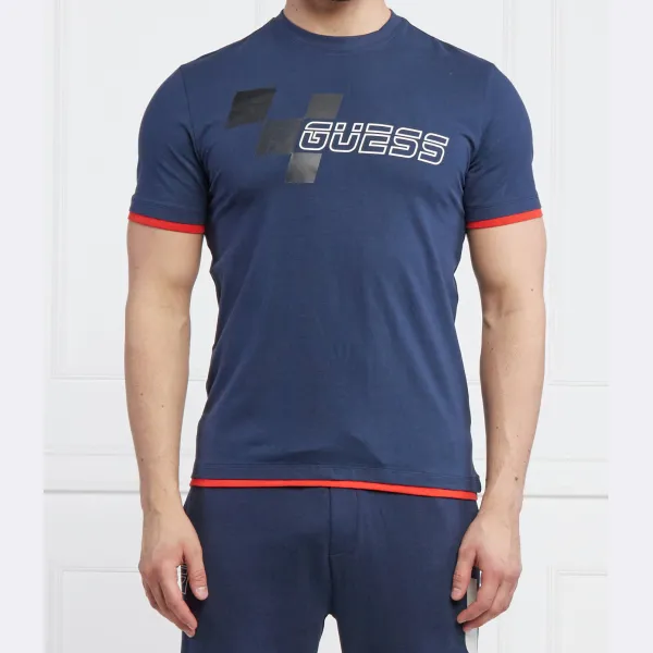 

Футболка Benjamin стандартного кроя Guess, синий