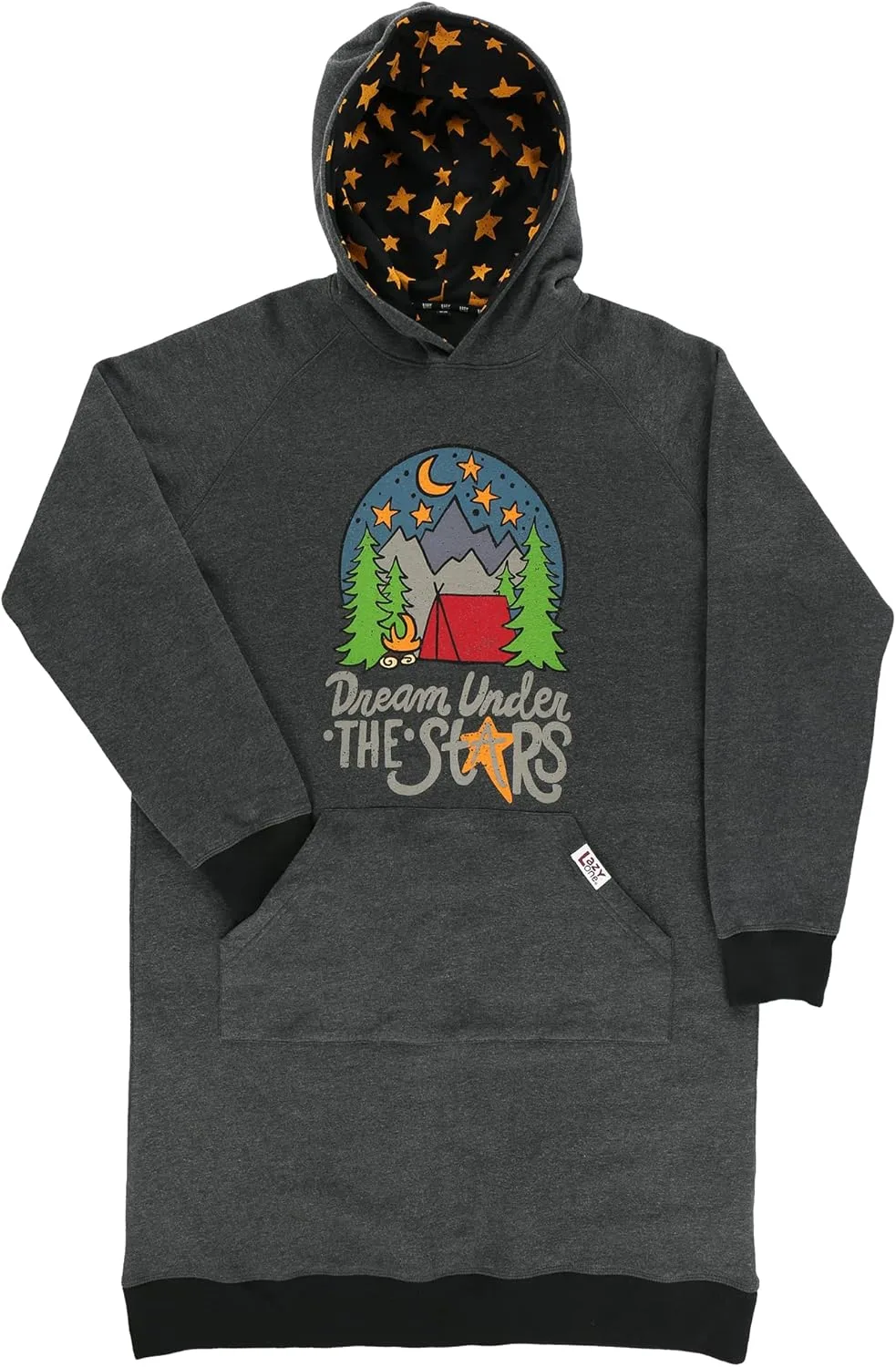 Толстовка с капюшоном оверсайз, удобная одежда для сна Lazy One, Dream Under Stars Sleep Hoodie — фото 4