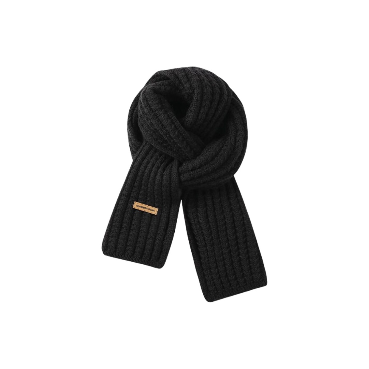 

WARRIOR Вязаный шарф унисекс, Black