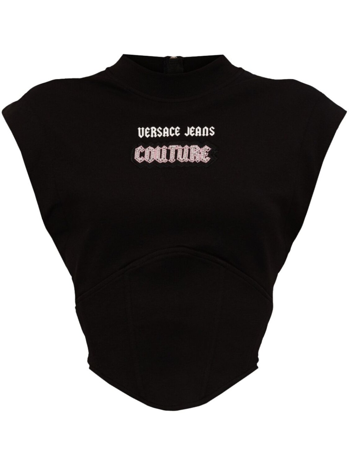 

Топ без рукавов Versace Jeans Couture, черный