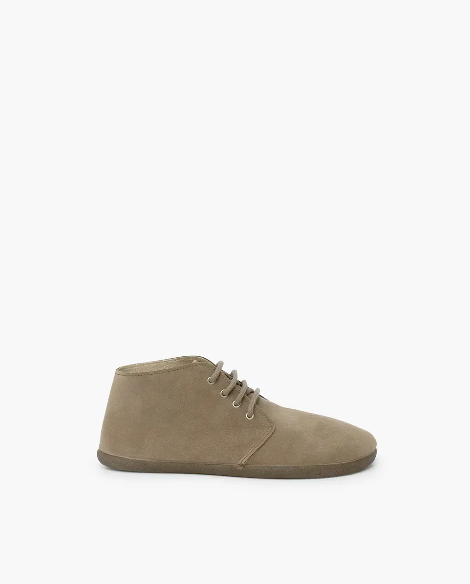 Детские ботинки barefoot из замши с шнурками Pisamonas, Topo
