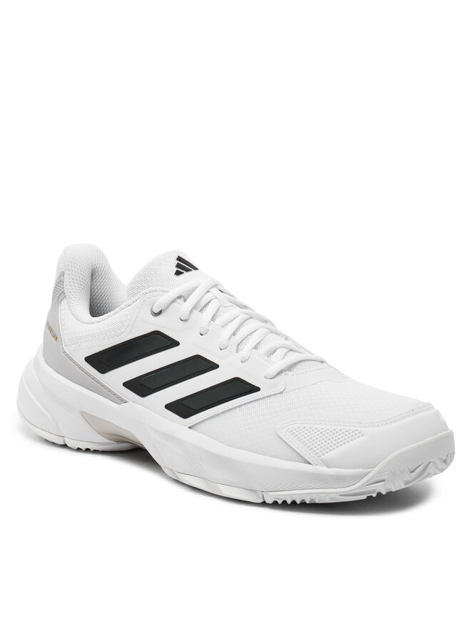 Теннисные кроссовки CourtJam Control 3 Tennis IF7888 Adidas, белый — фото 2
