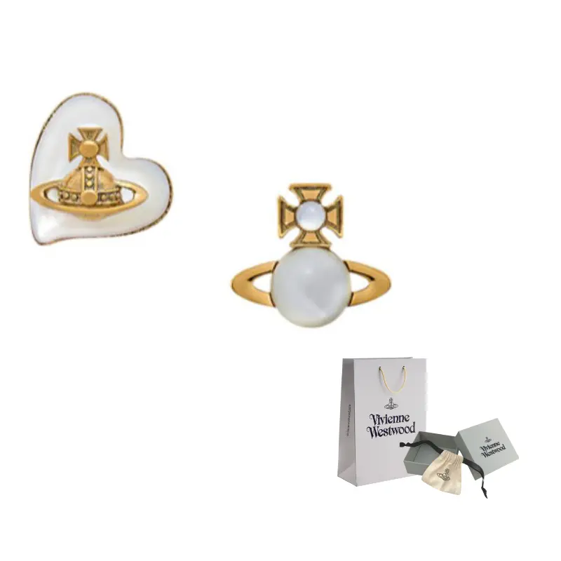 

Vivienne Westwood Асимметричные серьги-гвоздики с орнаментом Orb