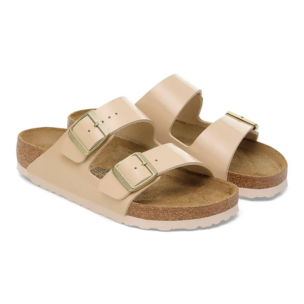 Сандалии Birkenstock Arizona Birko-Flor Lack, бежевый