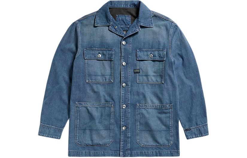 

G-STAR RAW Джинсовая куртка мужская синяя, Blue