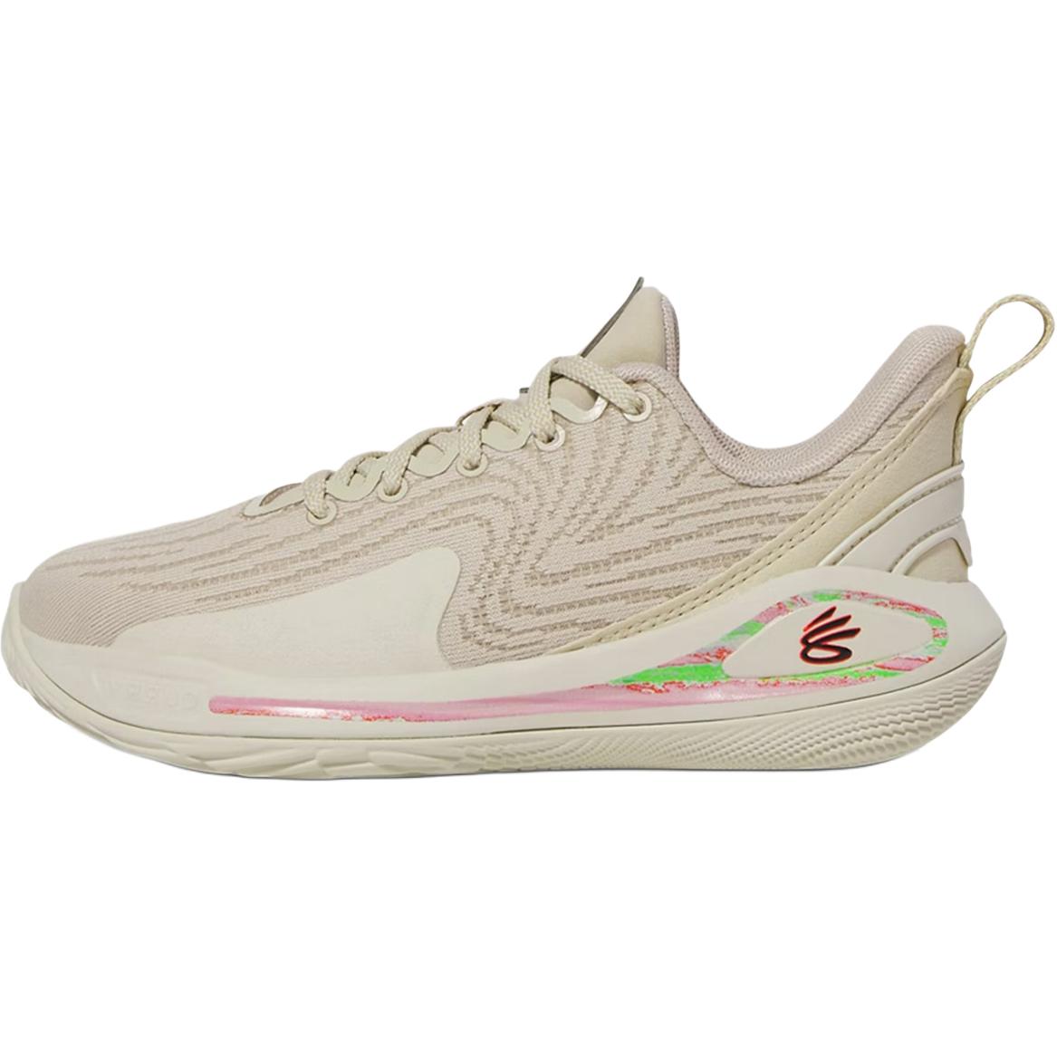 

Детские баскетбольные кроссовки beige Under Armour, бежевый