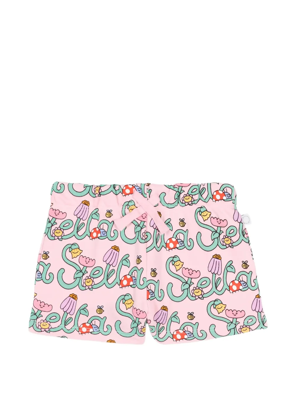

Шорты с цветочным принтом Stella Mccartney Kids, розовый