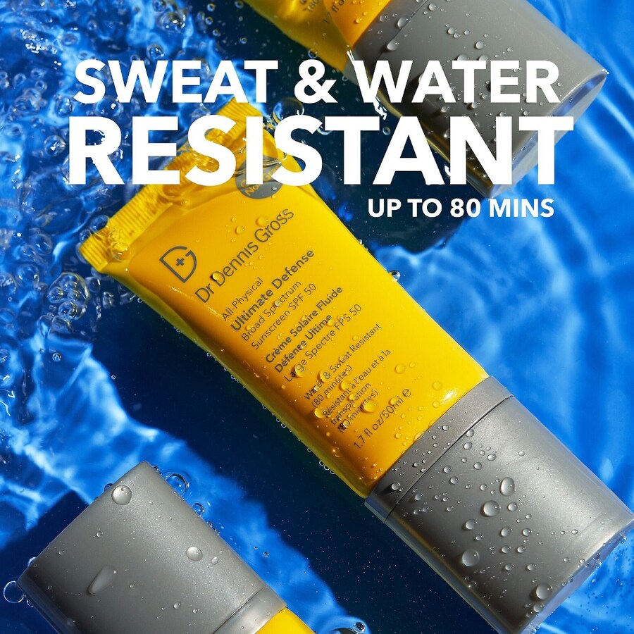Солнцезащитный крем широкого спектра действия All-Physical Ultimate Defense SPF 50 PA++++ Dr. Dennis Gross Skincare, 1.7 oz /50 ml — фото 2