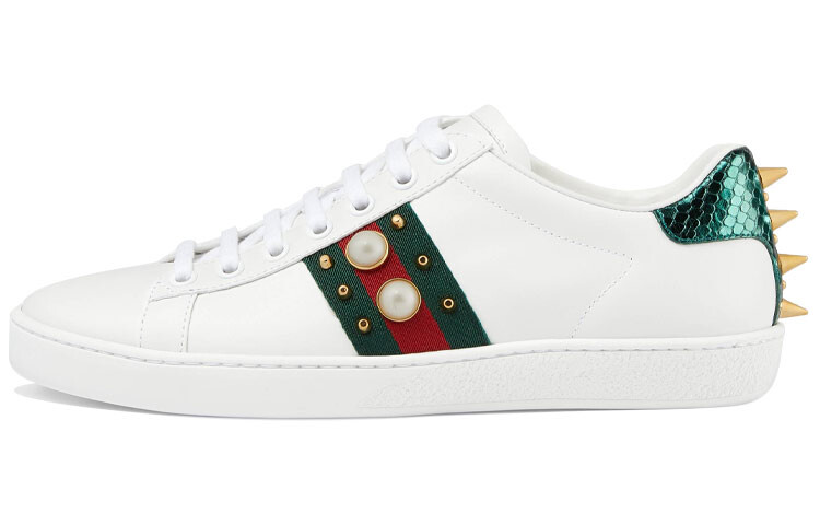 Кроссовки GUCCI Women's Ace Studded 'White'