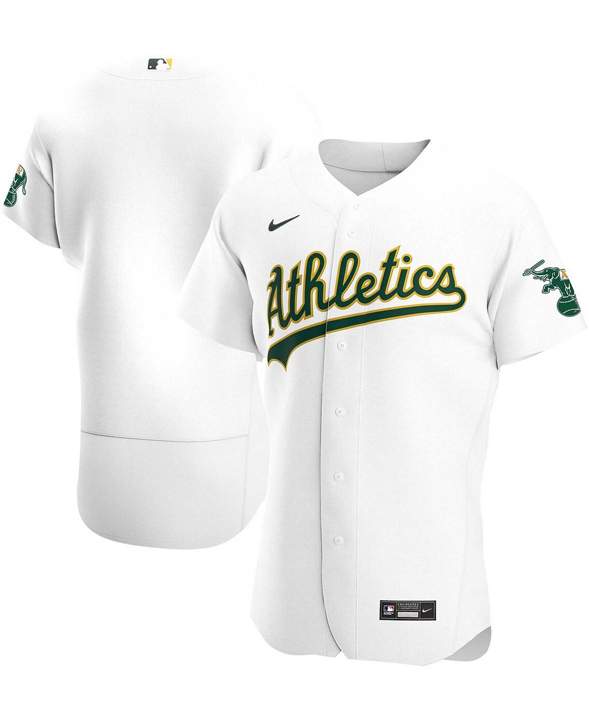 

Мужская белая футболка Oakland Athletics Home Authentic Team Team Nike, Белый, Мужская белая футболка Oakland Athletics Home Authentic Team Team Nike