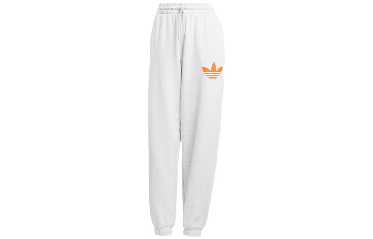 

Трикотажные спортивные штаны женские серые Adidas Originals