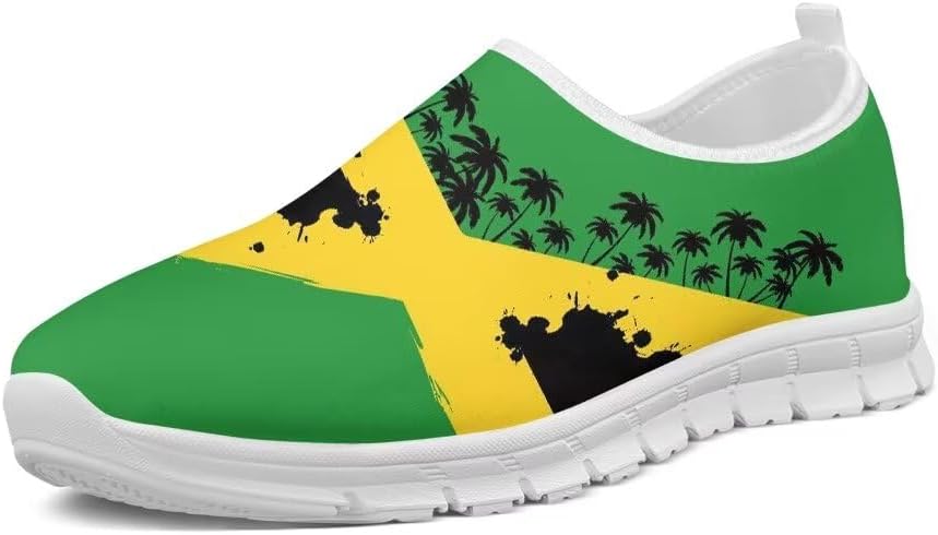 

Кроссовки Forchrinse с изображением, Jamaican Flag Palm