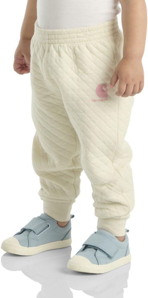 

Carhartt Kid's CK9486 утепленные спортивные штаны с логотипом - для девочек, Beige