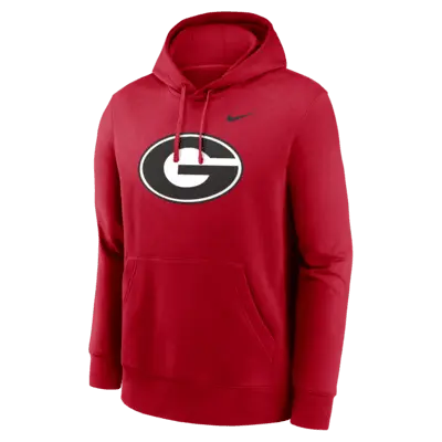 

Худи Nike Georgia Bulldogs Primetime Evergreen Club Primary Logo, красный