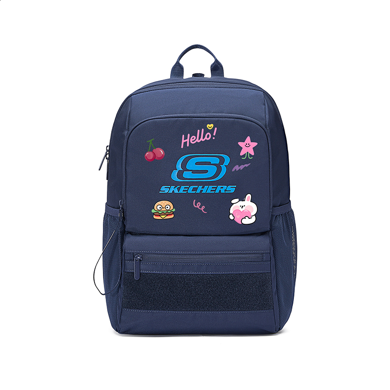 

Большой женский рюкзак из полиэстера разноцветный Skechers, синий