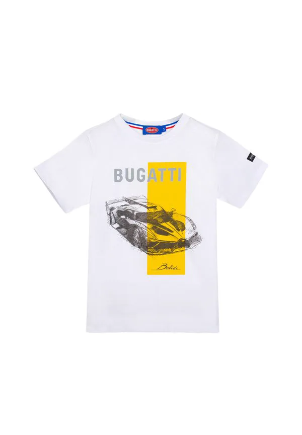 Футболка унисекс с принтом Bugatti, Primrose Yello