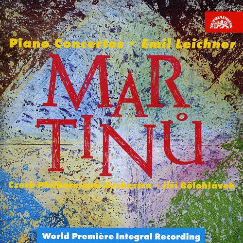 

CD диск Martinu / Leichner,Emil / Czech Phil, Belohlavek: Piano Concertos 1-5 (complete)