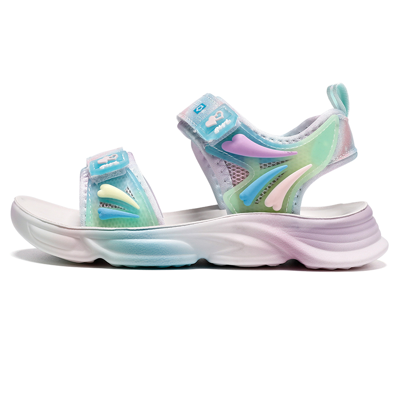 

Детские сандалии с противоскользящей амортизацией, устойчивые к истиранию, дышащие SUPEREDGE, фиолетовый