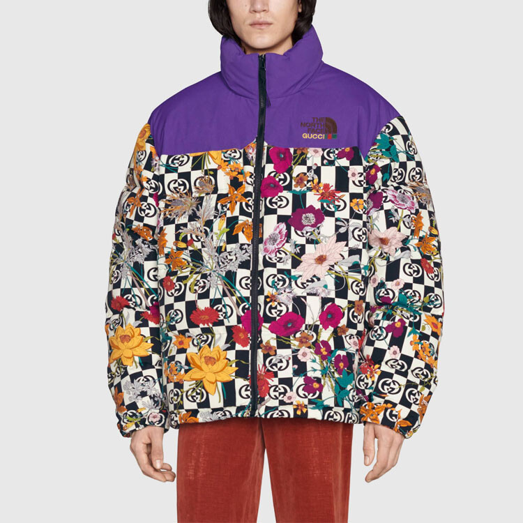 Пуховик The North Face x Gucci Multicolor — фото 3