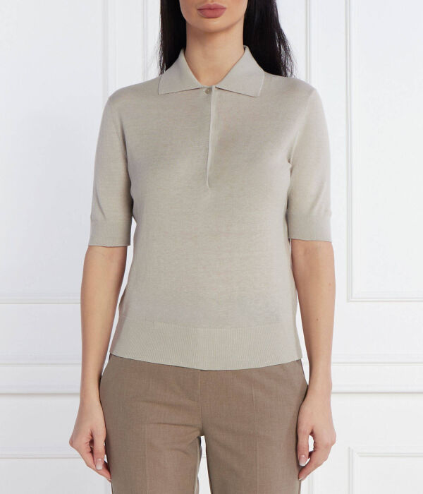 

Блузка Calvin Klein Slim Fit, серый