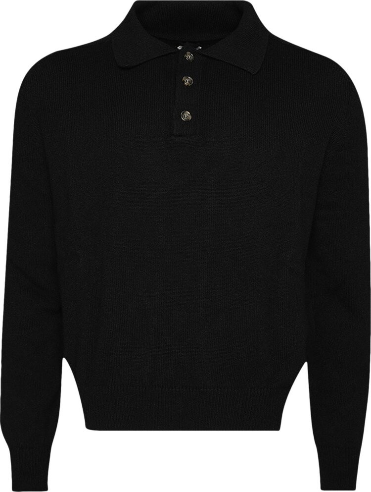 

Поло Bode Cashmere 'Black', черный