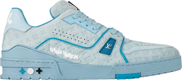 

Кроссовки Tyler, the Creator x Louis Vuitton Trainer 'Blue', синий