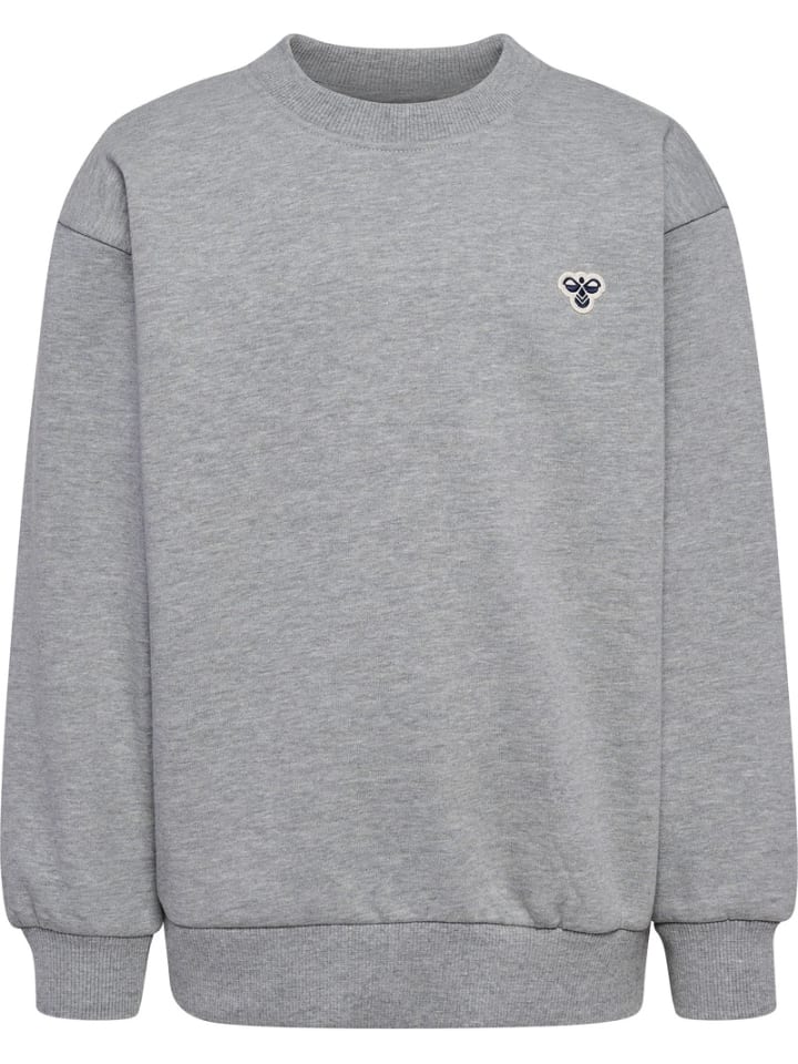 

Детская толстовка "Loose Crewneck Bee" серого цвета Hummel