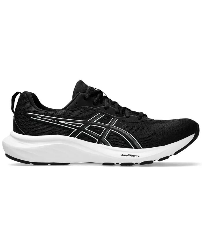 Мужские кроссовки GEL-Contend 9 для бега (очень широкая ширина) от Finish Line Asics, черный — фото 3