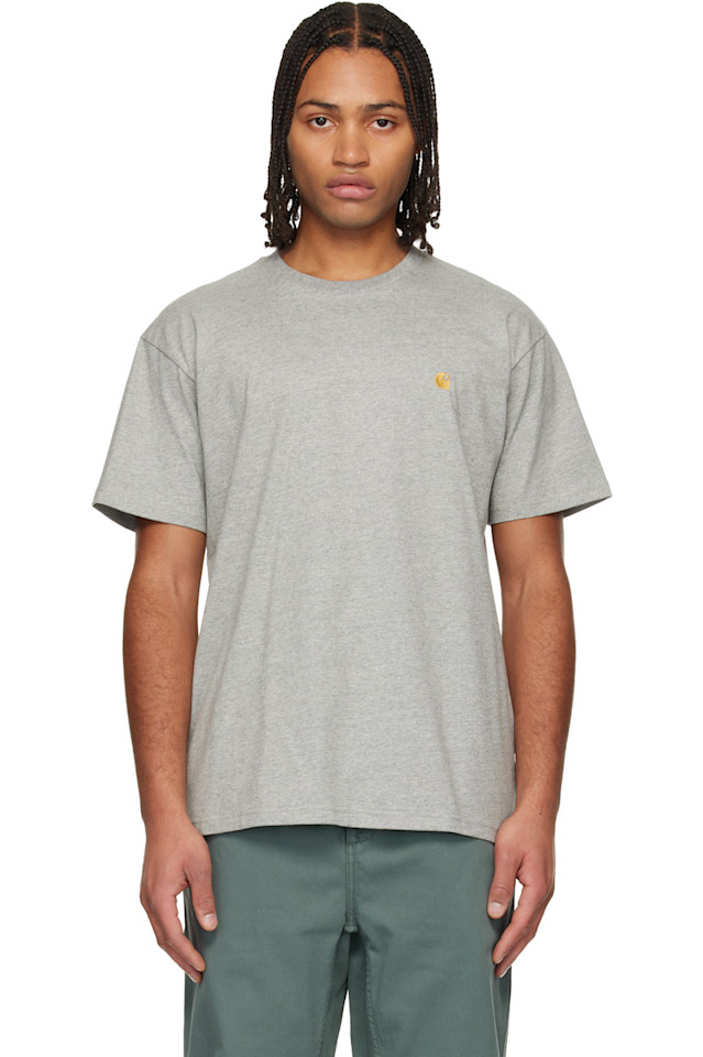 

Carhartt Work In Progress Серая футболка с изображением погони