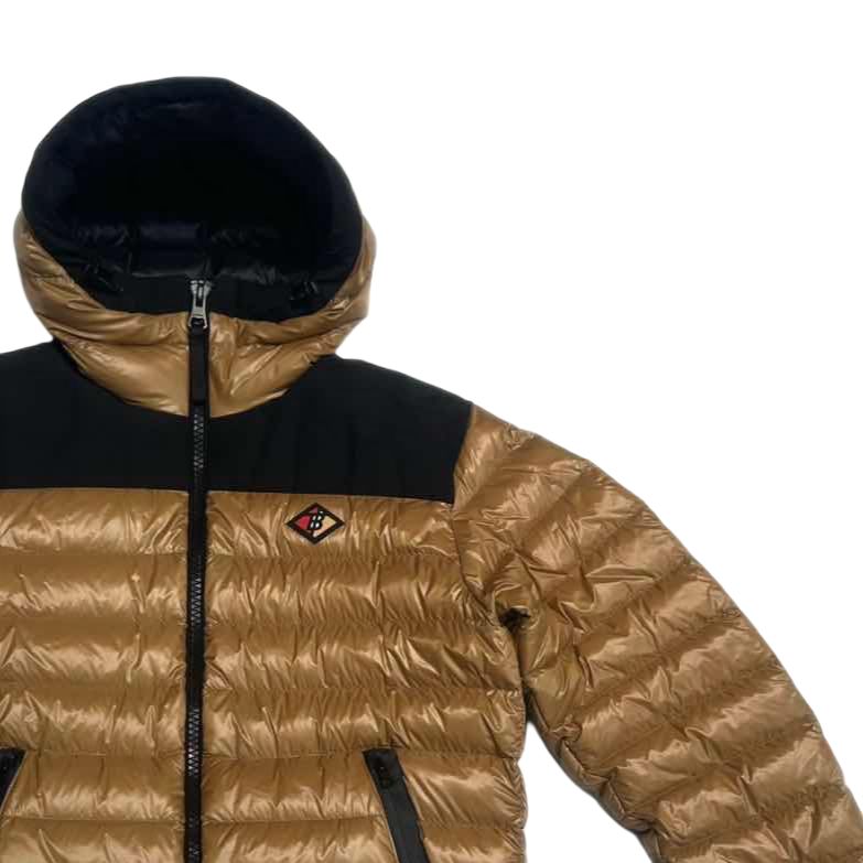 Пуховик мужской Burberry Moderate с капюшоном, цвет khaki — фото 4