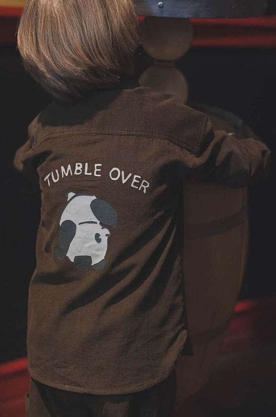 

Детская хлопковая рубашка Frode shirt That'S Mine, коричневый