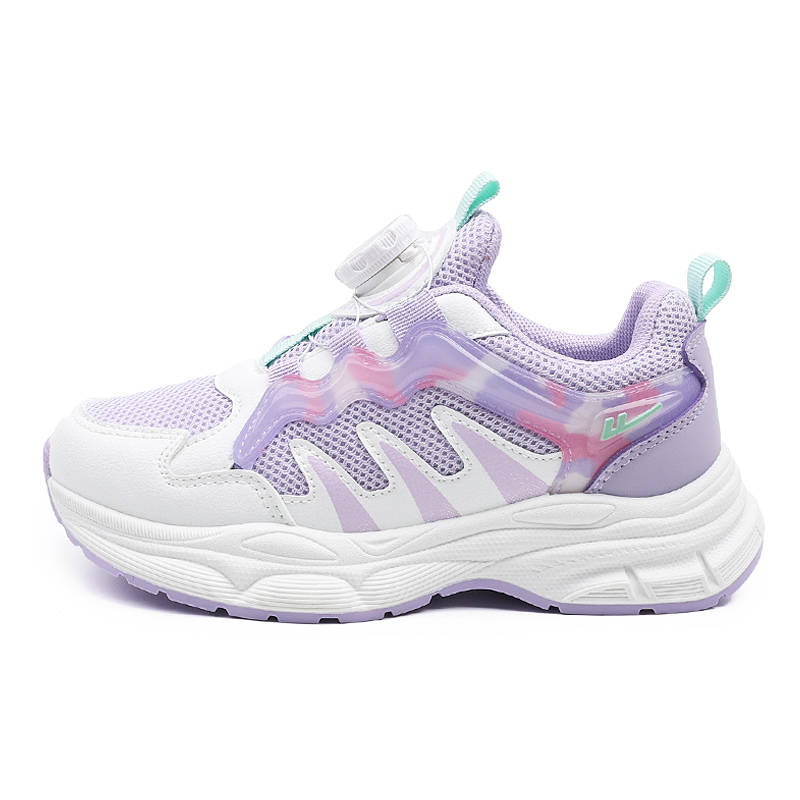 

Антискользящие износостойкие низкие детские кроссовки Kids' WARRIOR, фиолетовый