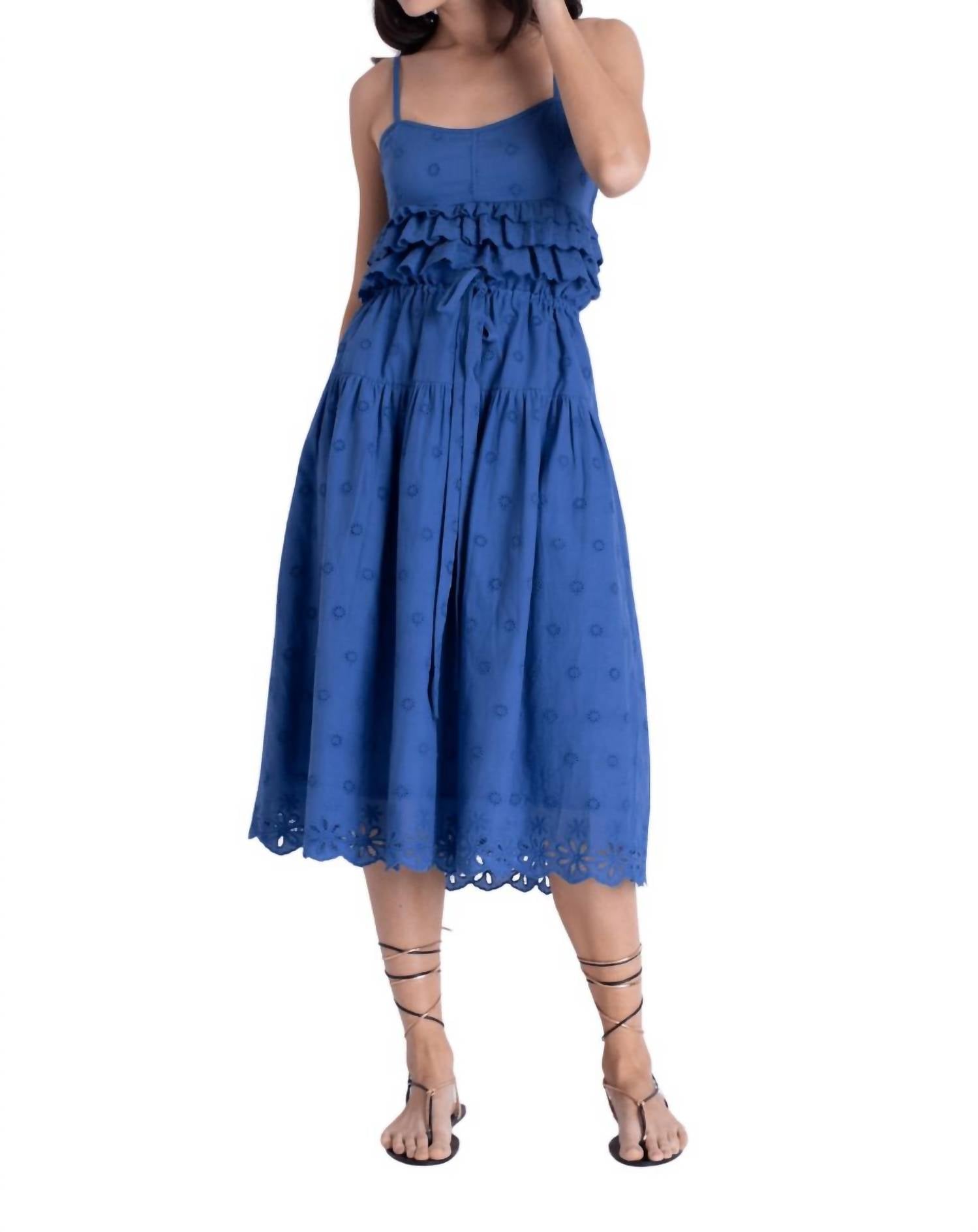 

Топ Emilia в океаническом синем Karina Grimaldi