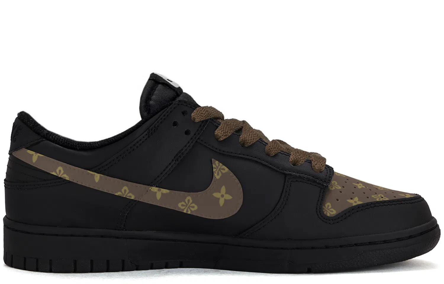 Кроссовки скейтбординговые Nike Dunk Low Black Brown — фото 3