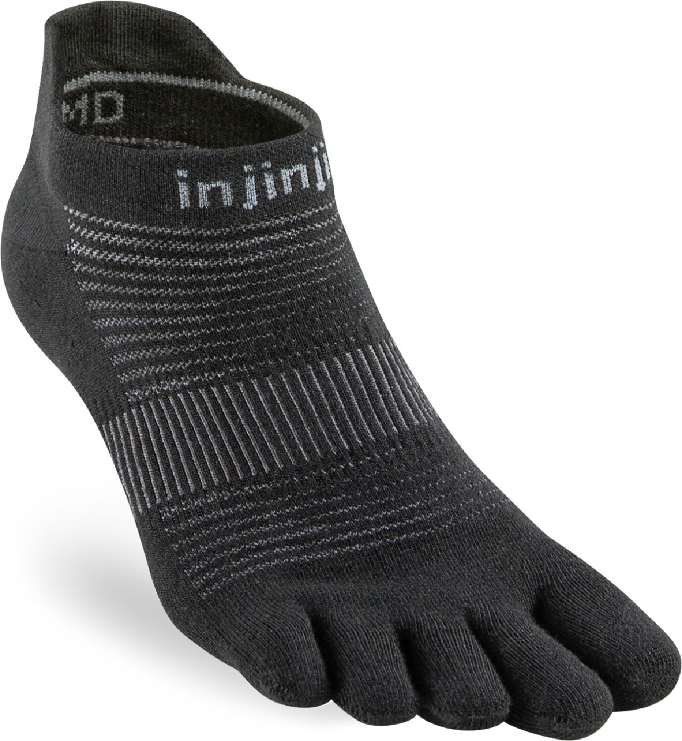 

Легкие носки-неявки для бега Injinji, черный