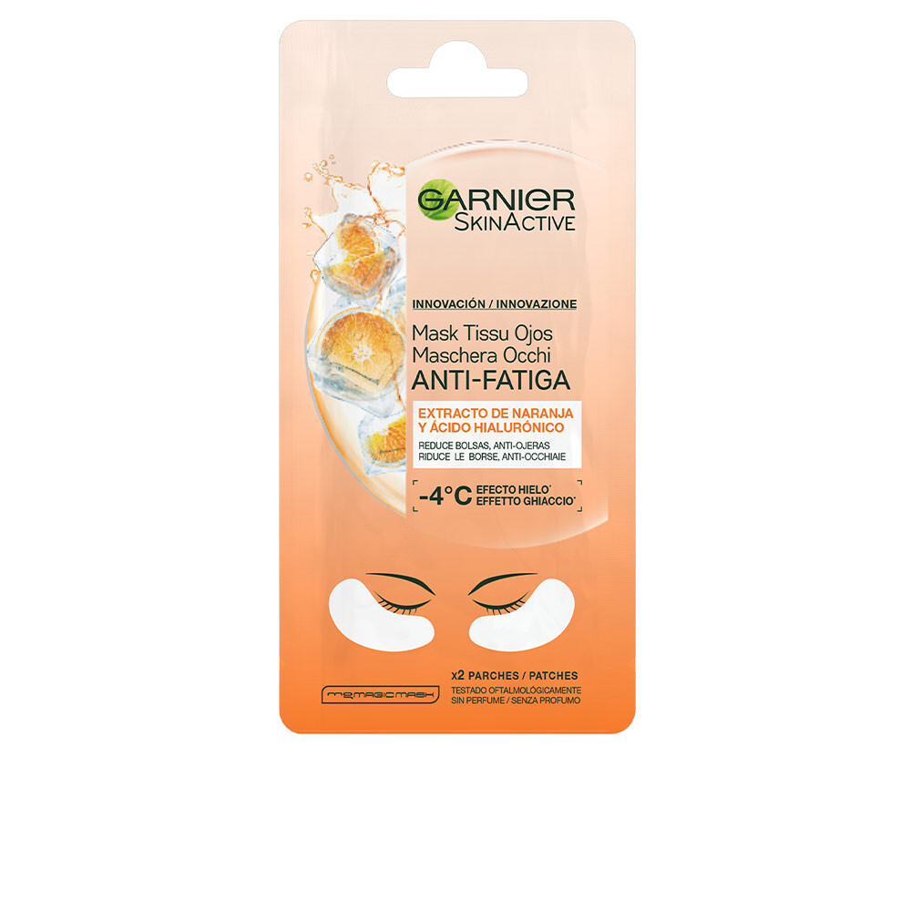 

Маска для лица Skinactive mask tissu ojos antifatiga x 2 parches Garnier, 2 патча