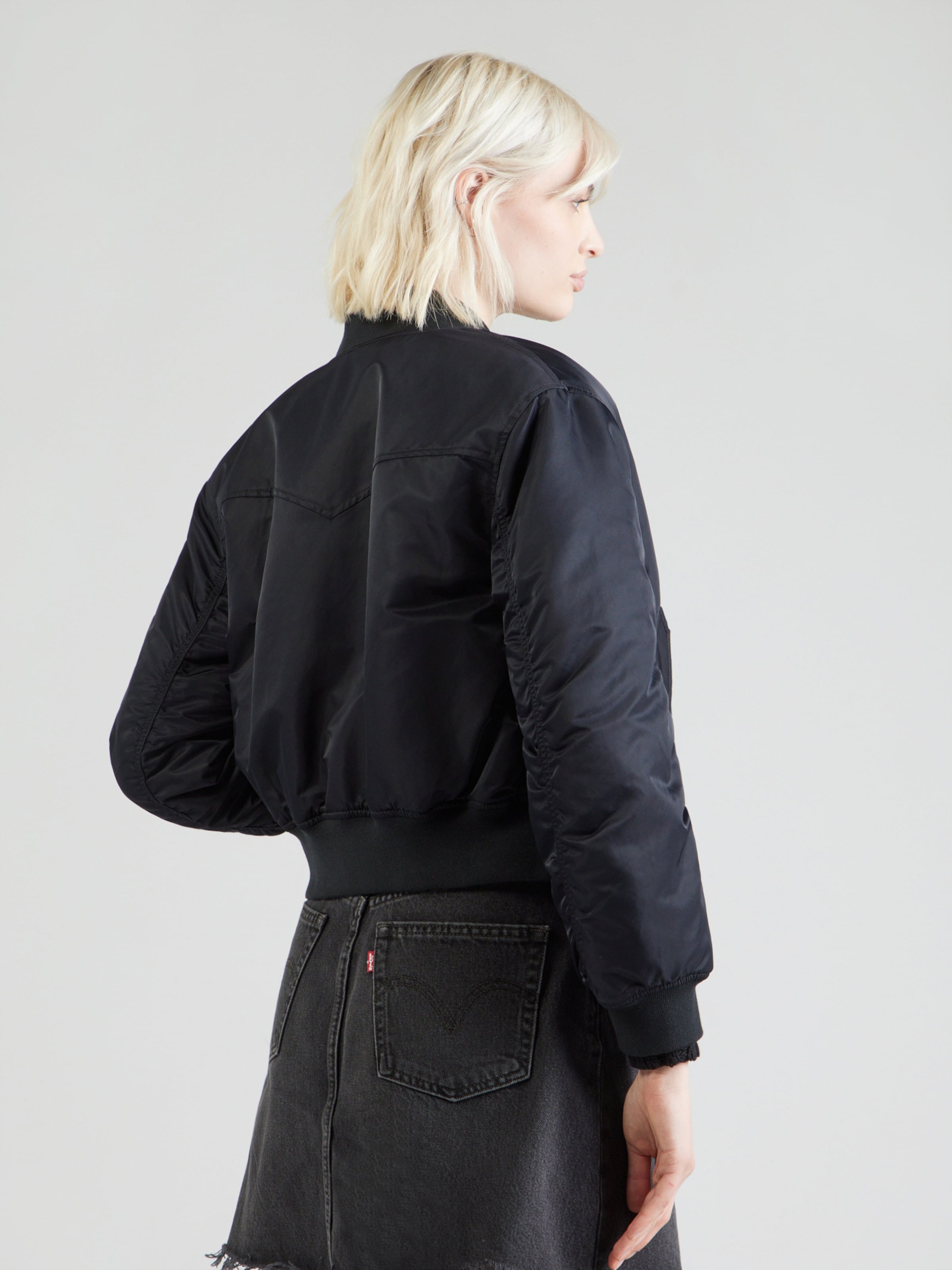 LEVI'S  Куртка межсезонная 'Scout Western Bomber' в черном цвете — фото 4