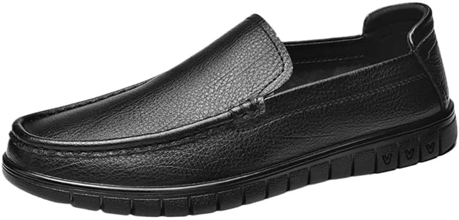 Мокасины кожаные мужские, Black DHFIRUFSHLO