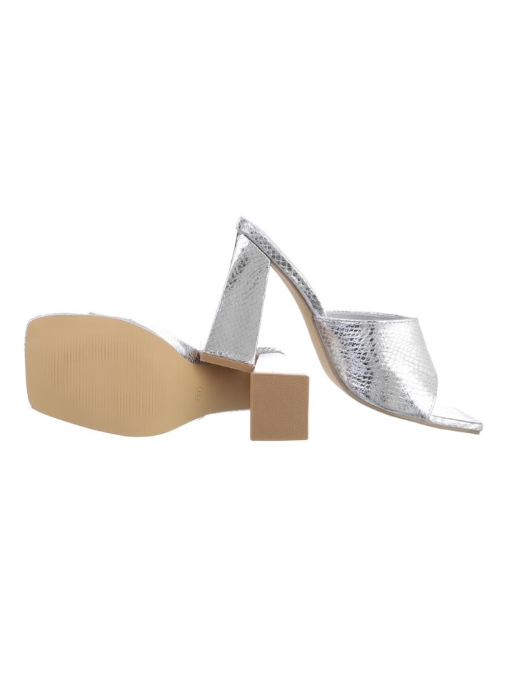 Высокие босоножки Ital-Design High-Heel Sandalette, серебряный — фото 2