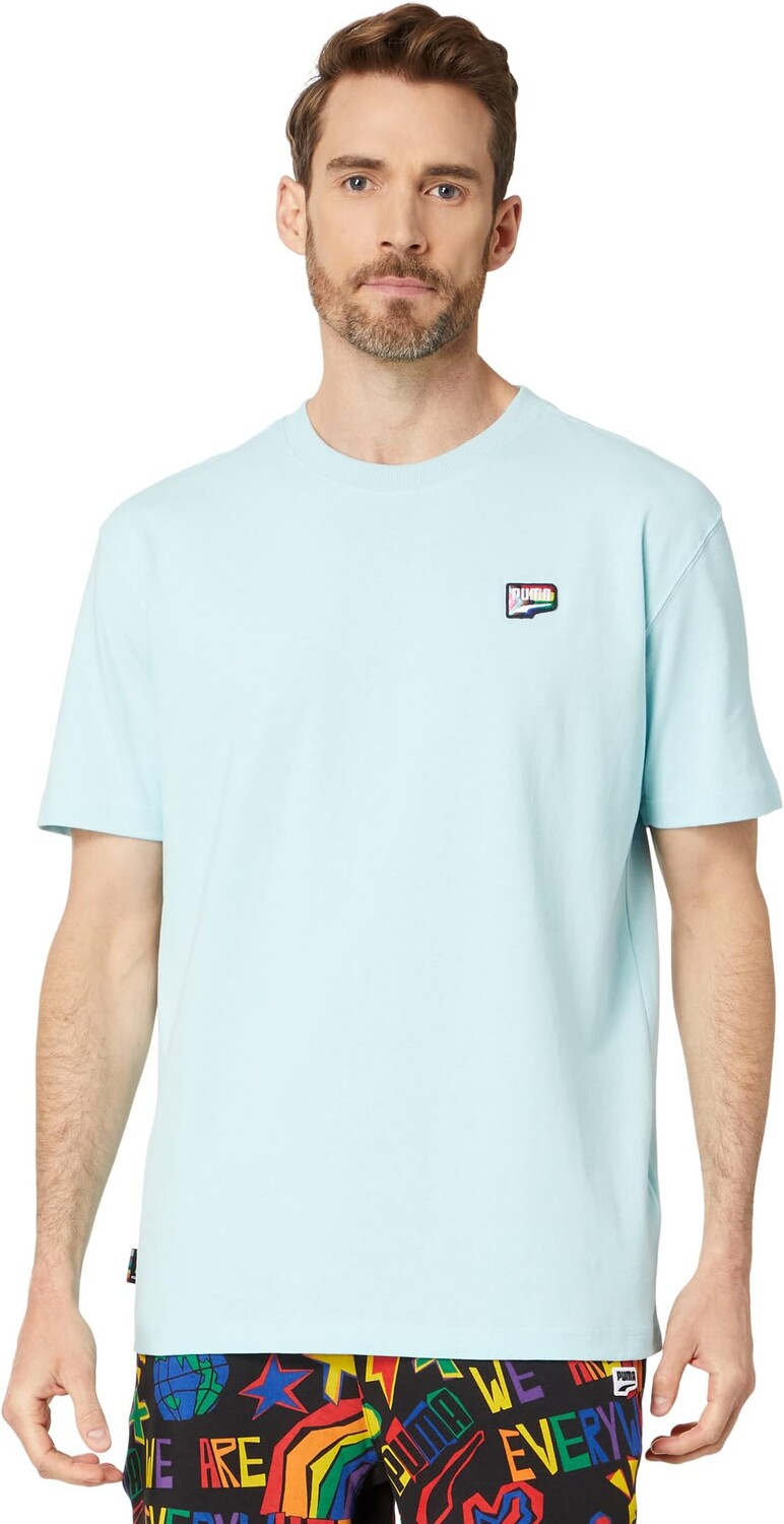 

Футболка Downtown Pride PUMA, цвет Light Aqua
