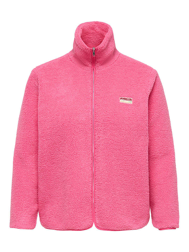 

ONLY Флисовая куртка "Carmakoma - HOLLY" розового цвета