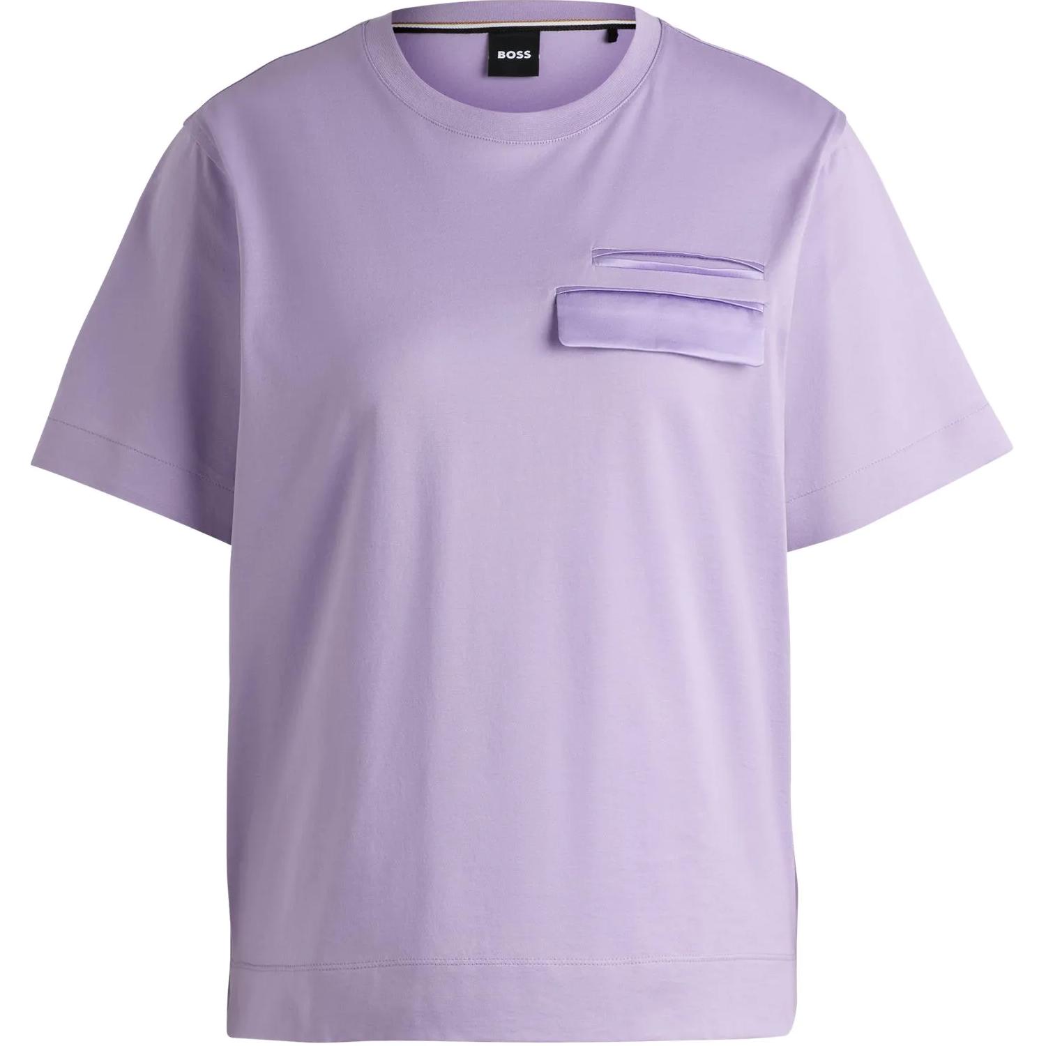 

HUGO BOSS Обычная футболка женская фиолетовая