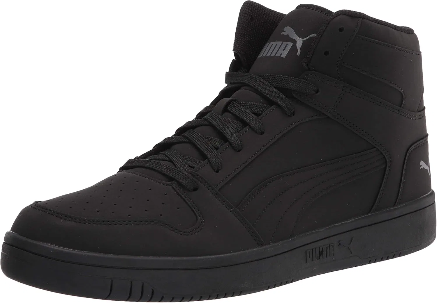 Мужские кроссовки PUMA Rebound Layup из нубука, Nubuck Puma Black Puma Black Castlerock