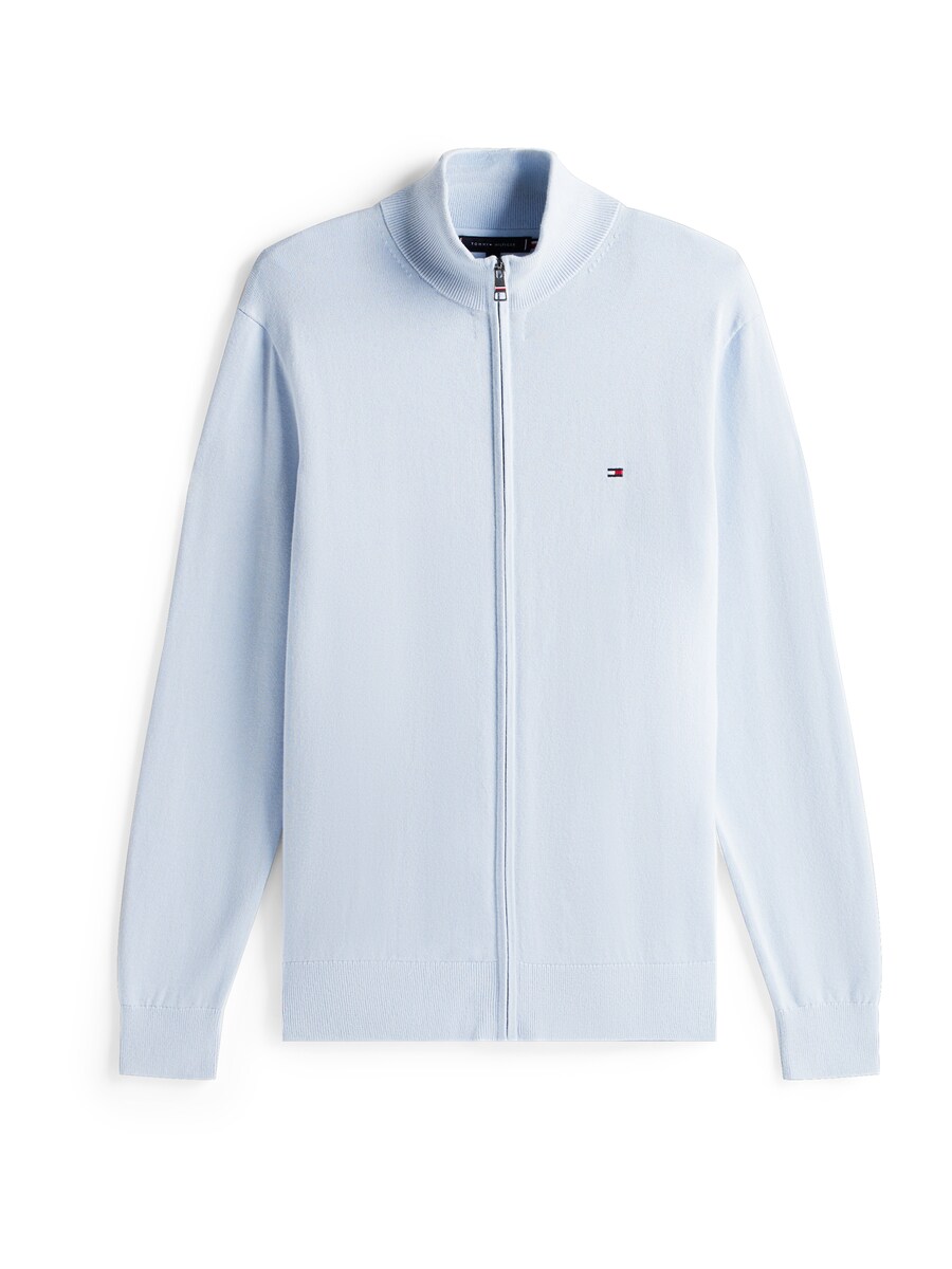

Вязаный кардиган TOMMY HILFIGER ESSENTIAL, светло-синий