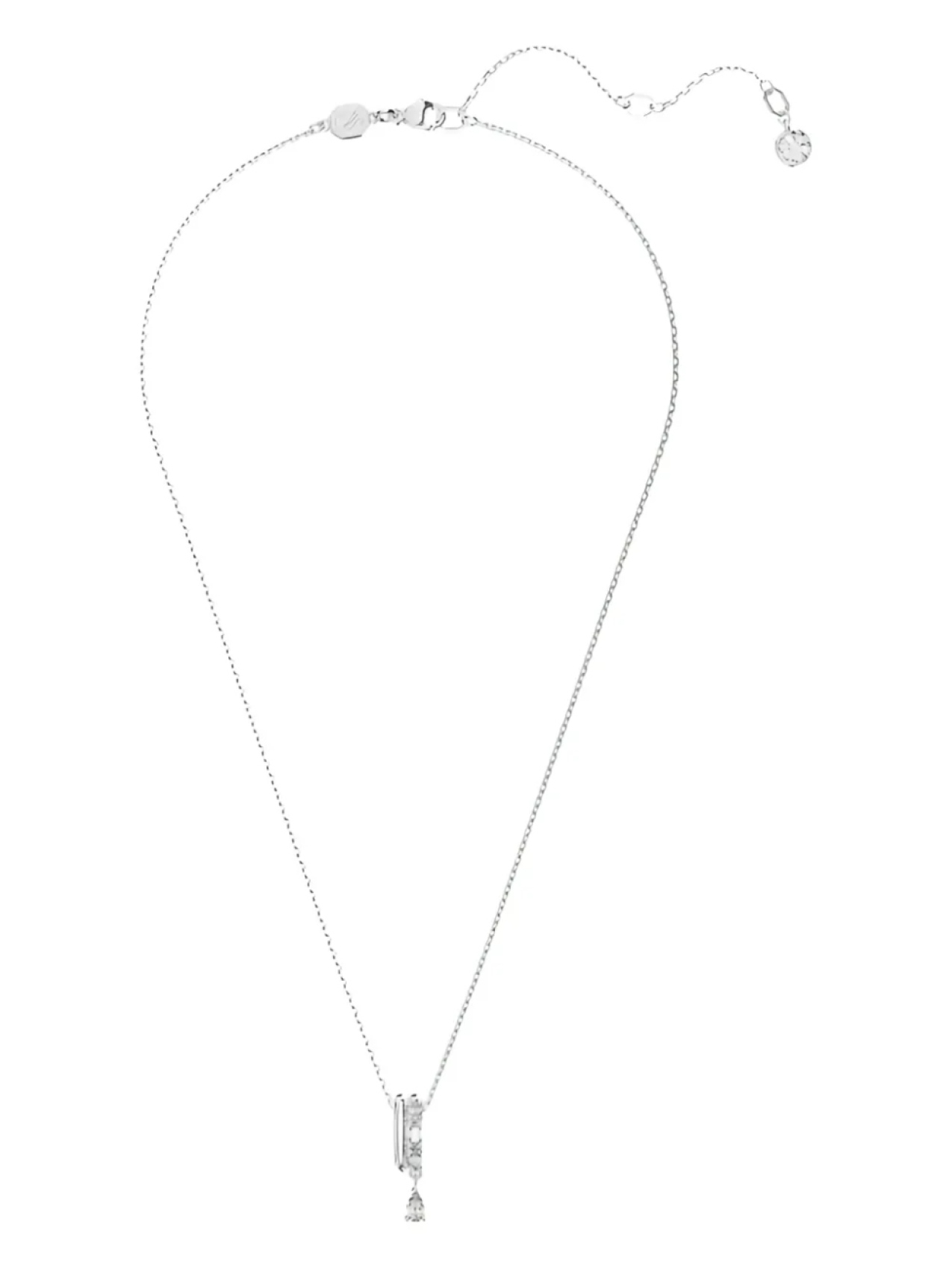 

Ожерелье с подвеской Swarovski, серебряный