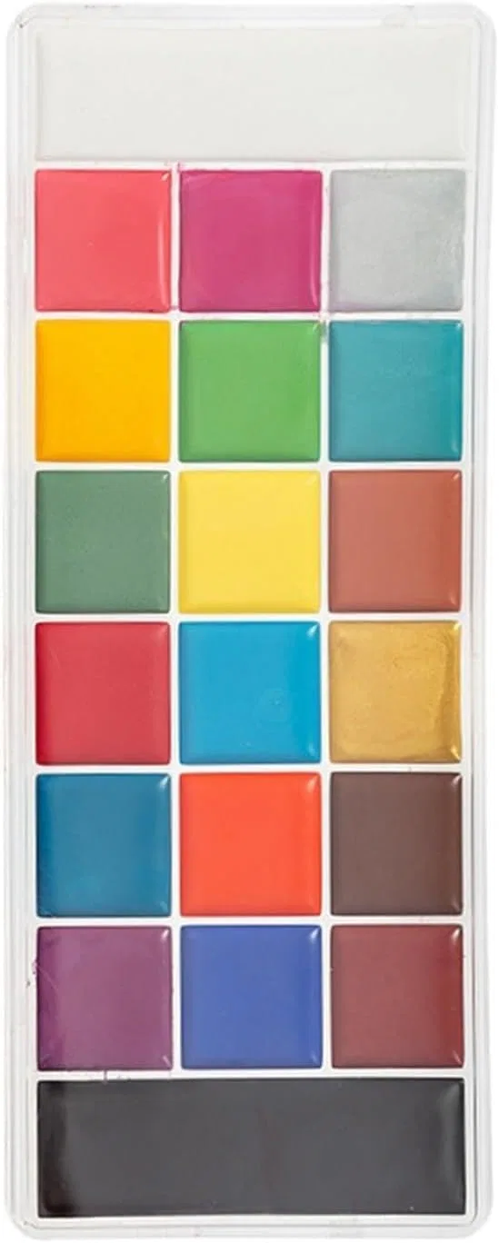 Набор для росписи лица 20 цветов WAOCEO One Color