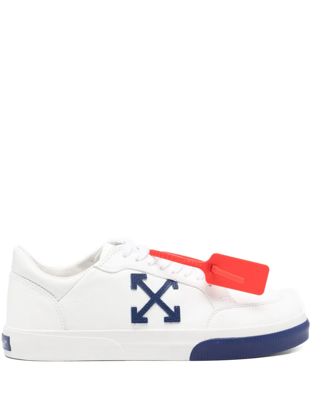 

Кожаные кроссовки с логотипом-стрелой OFF-WHITE, белый